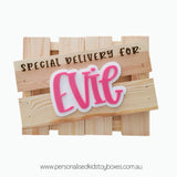 Special Delivery Wooden Crate
