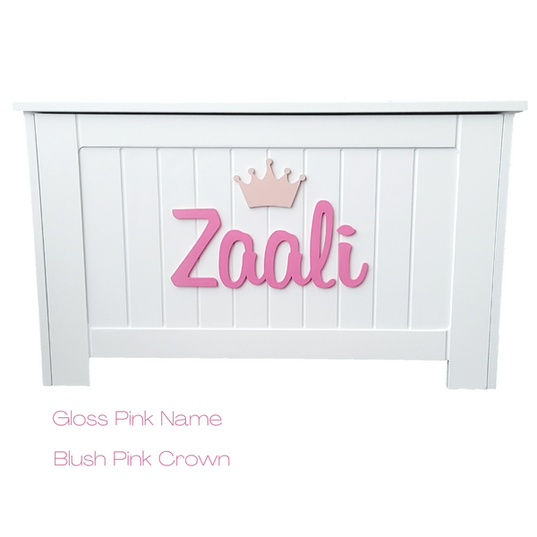 Plain pink toy box deals