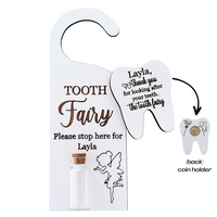 Tooth Fairy Door Hanger & Coin Holder